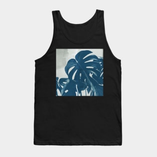 Blue Monstera #2 Tank Top